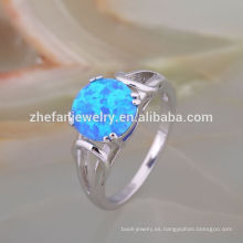 Bonito Oval Cut Diamond Opal Ring diseños para mujeres, el mejor regalo de boda